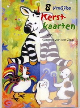 kaartensetje met 8 verschillende kerstkaarten